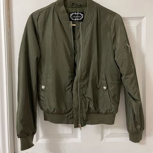 Army Green Bomber Jacket Size Small